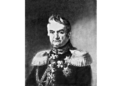 42. Ф.Ф. Довре (1766-1846) - российский военный деятель, руководитель ряда военно-топографических съемок и обозрений местности, генерал от инфантерии.