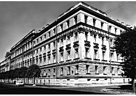 213. Здание Санкт-Петербургского военно-топографического училища, сохранившееся до настоящего времени.