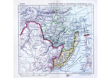 33. Приморский край и Хабаровский край (южная часть) | Геопортал Русского географического общества