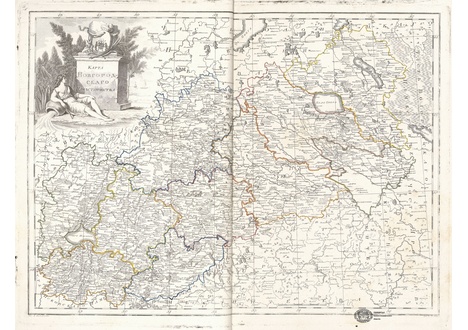 Карта тверского наместничества 1792 год
