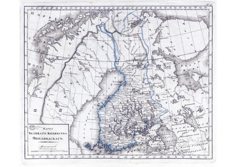 Великое княжество финляндское карта 1914